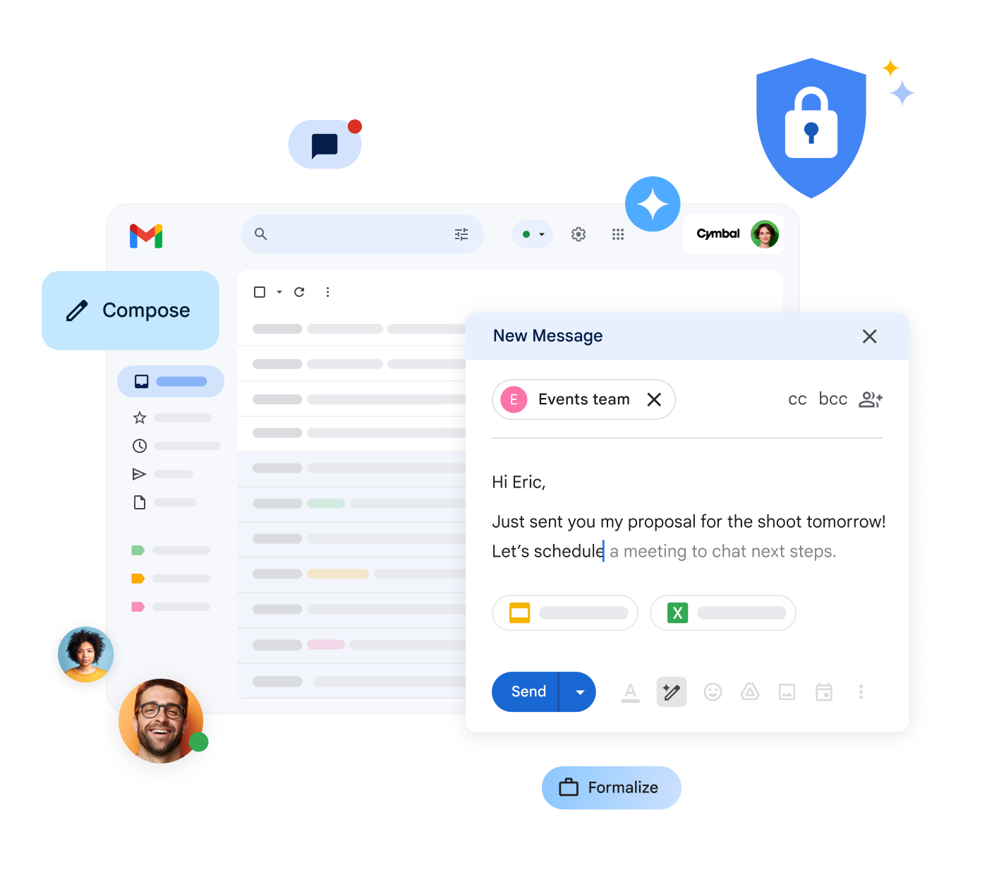 Gmail on Mobile and Desktop
